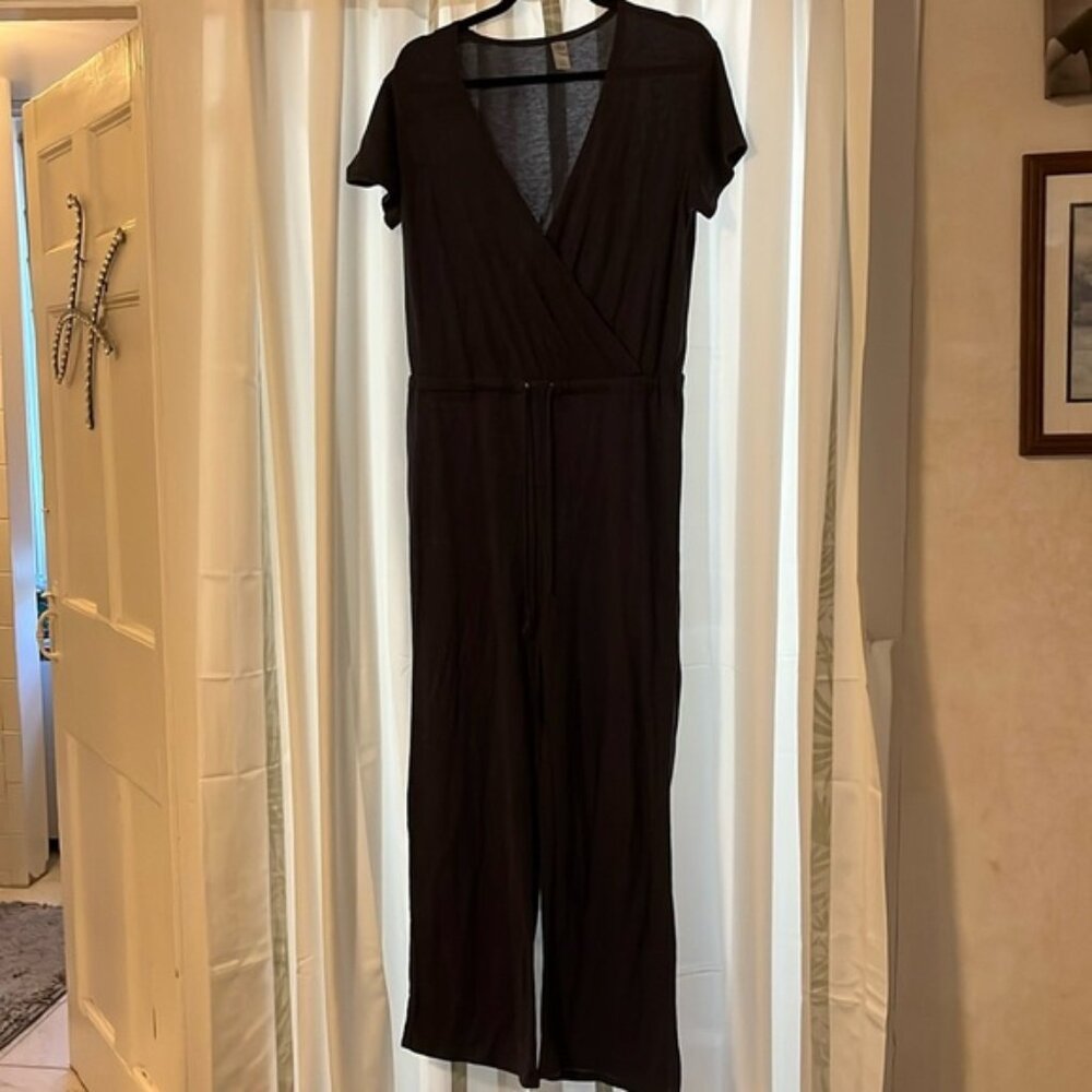 Alternative deep purple drawstring jumpsuit size L